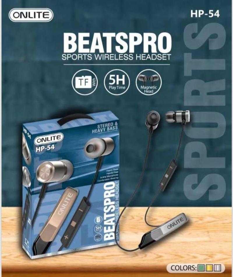Onlite HP 54 Wireless Bluetooth In the Ear With mic Yes