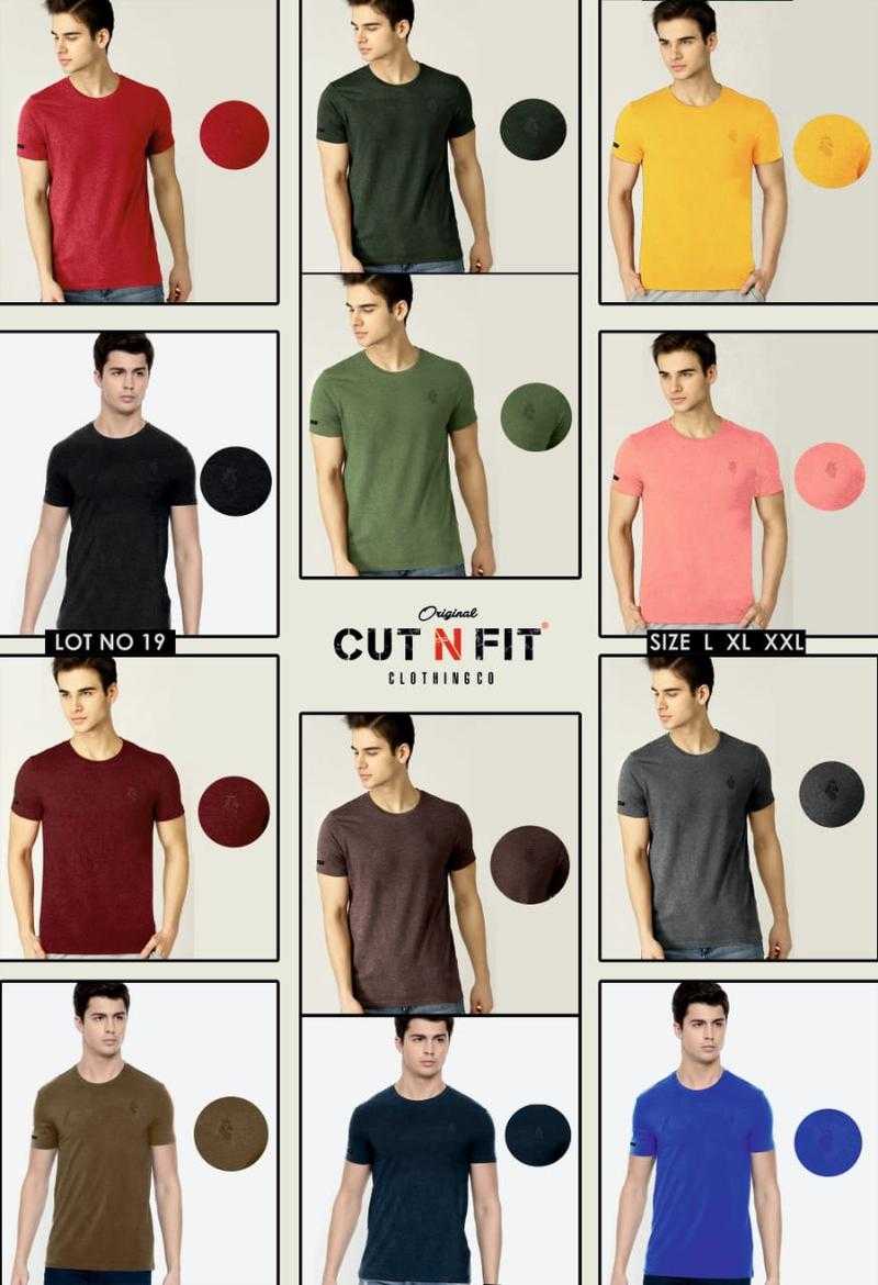 Cut N Fit Hosiery Mens Tshirt Catalog Set Set Of 36