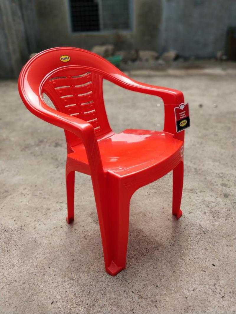Red plastic chair sales price