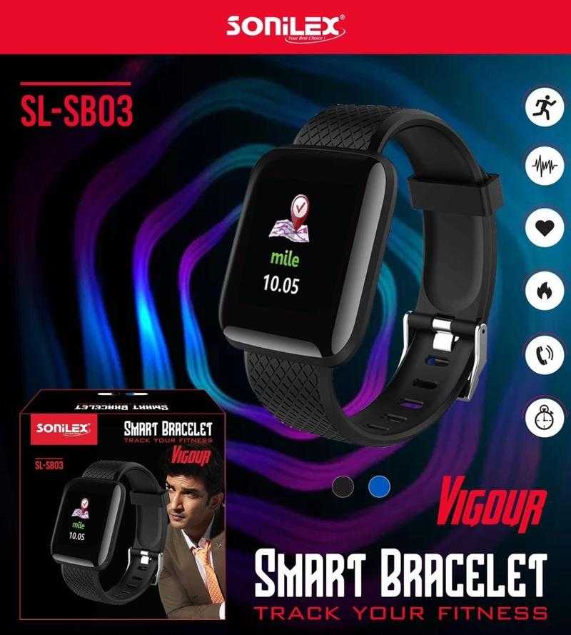 Buy Sonilex SLSB09 Blue Full Touch With Calling With fitness Tracker  With Extra Sports Strap Smartwatch Online at Best Prices in India  JioMart