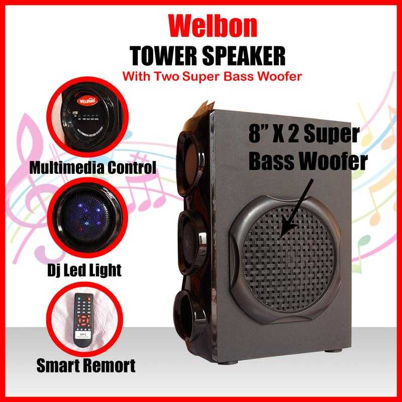 Welbon sales tower speakers