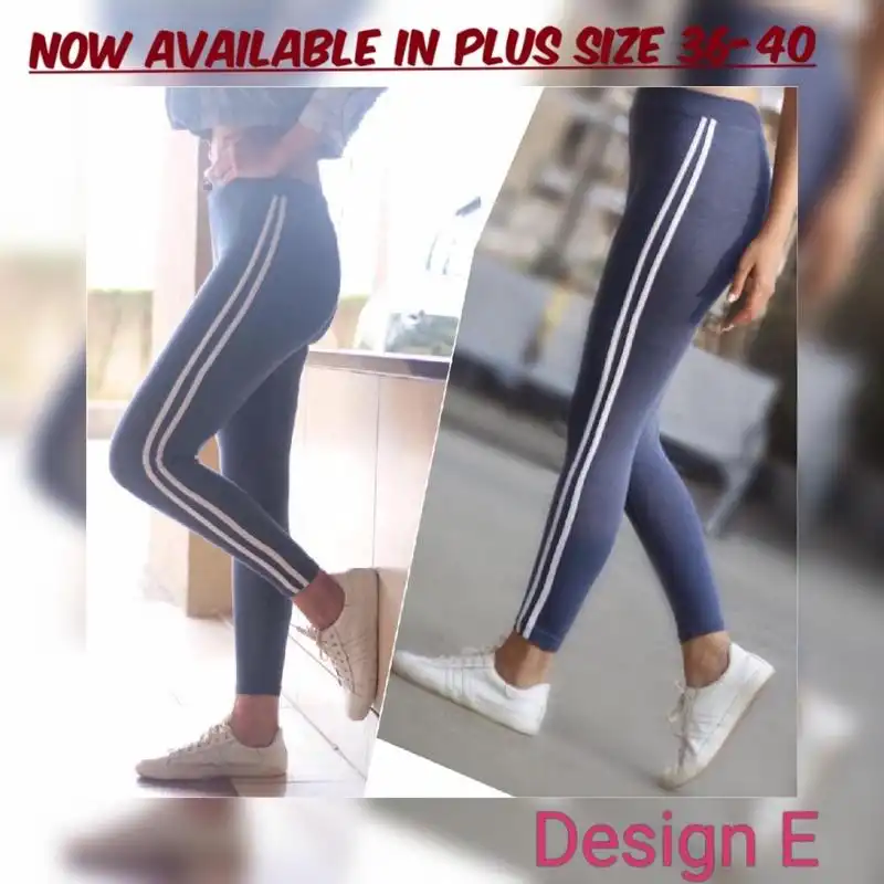 Latest Collection XXL Size In Side Pati Leggings Now .. Fits Waist Size  36-40.. Strectable Rib Cotton Fabric.. Awesome Quality Awesome Look.. 1  Free size Fits Waist 36-40..