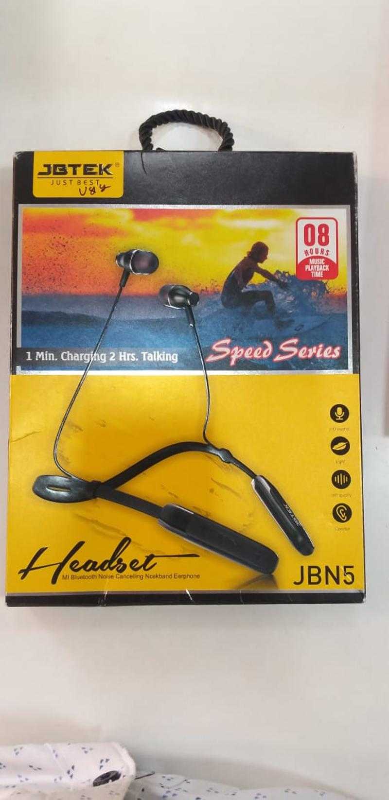 Jbtek JBN5 Wireless Bluetooth In the Ear With mic Yes Black