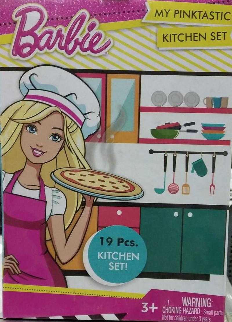 Price of cheap barbie kitchen set