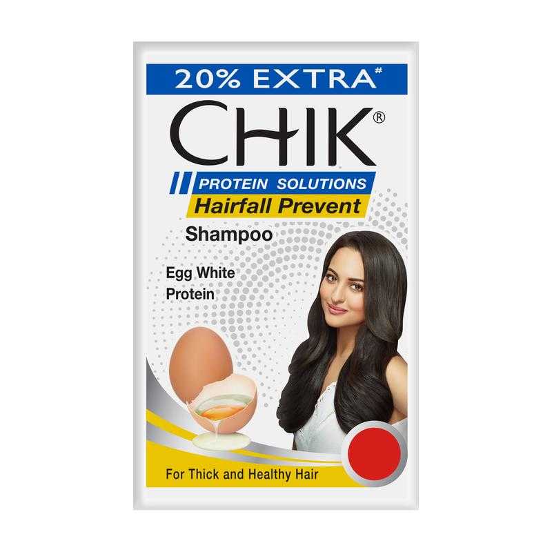 Chik Hairfall Prevent Egg White Protein Shampoo for 5 ml Pack of