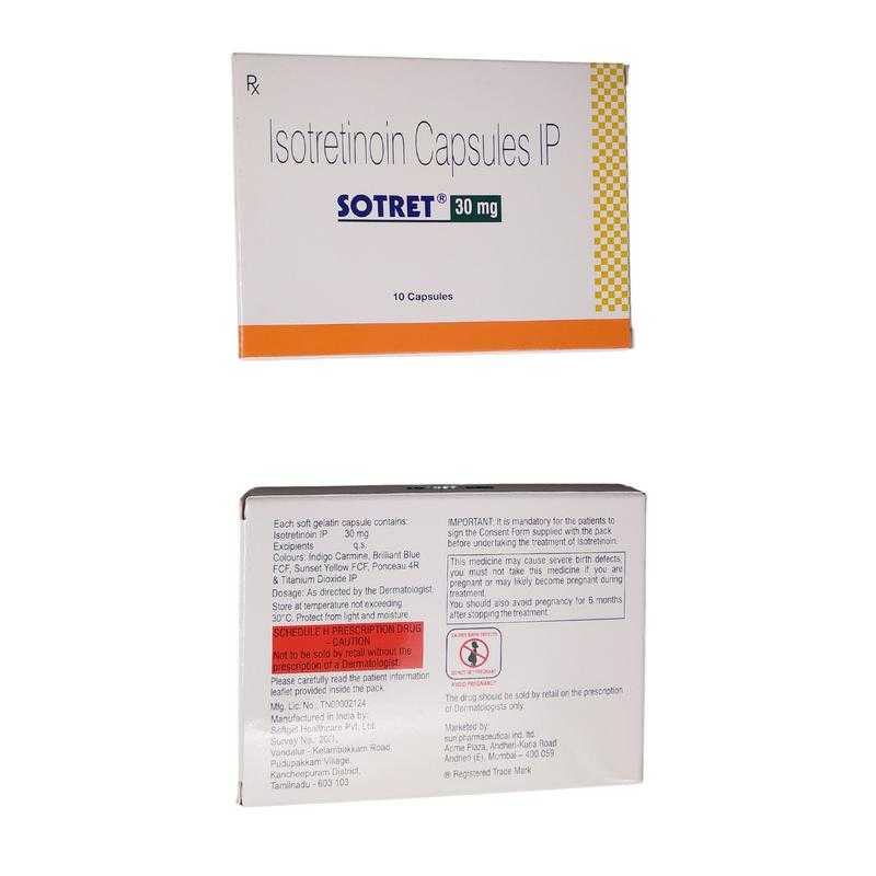 Isotretinoin Capsules Ip 30 Mg Price