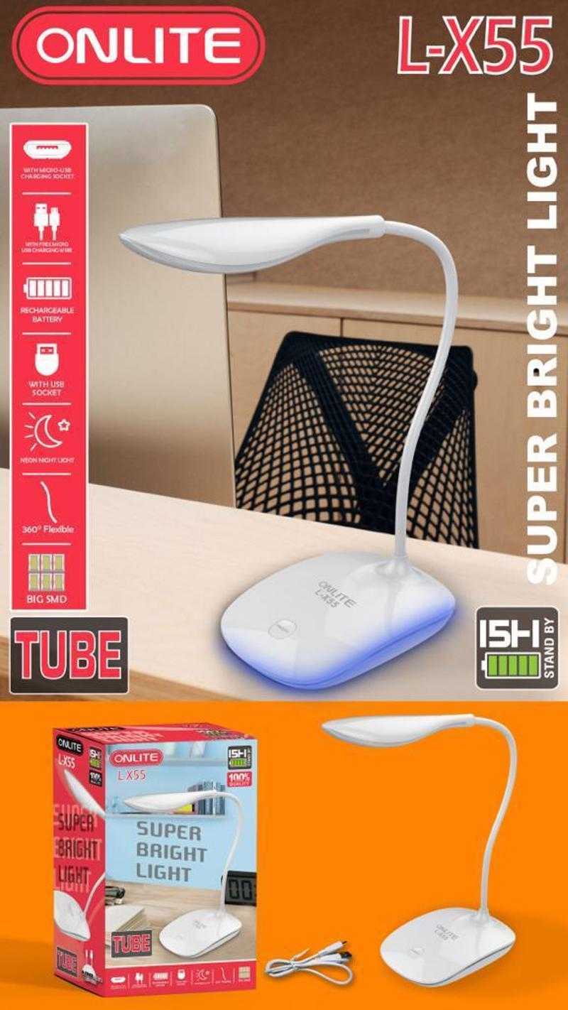 Onlite rechargeable desk lamp top