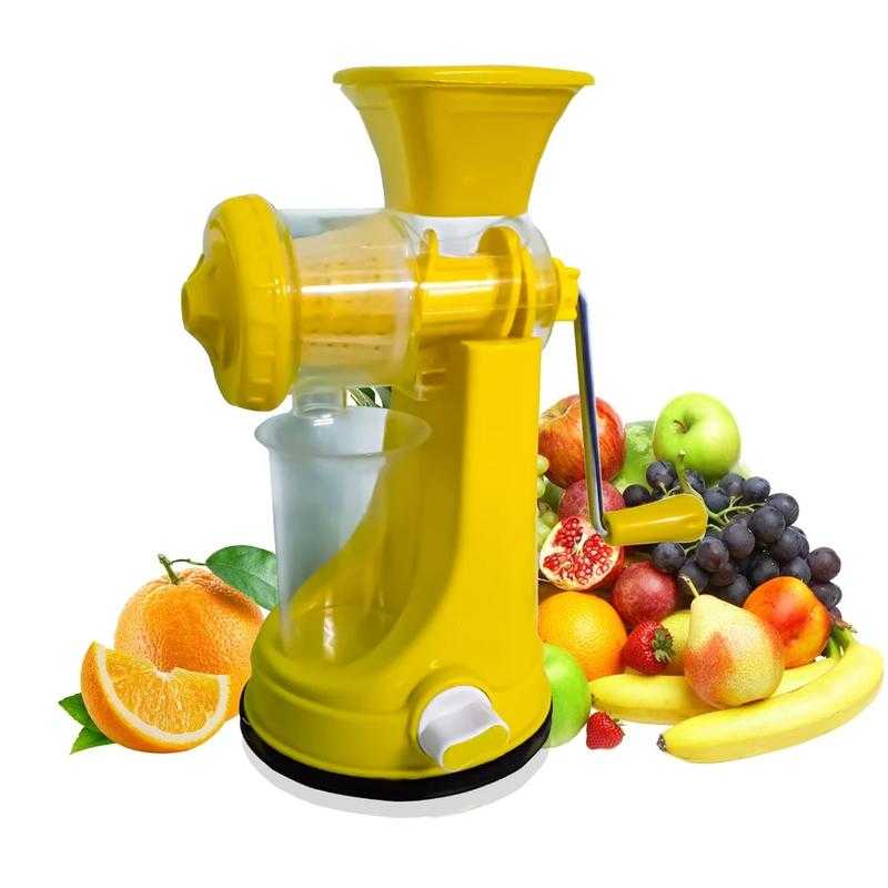 Royal Chef Fruit Juicer Plastic Rotating Handle Hand Juicer Steel