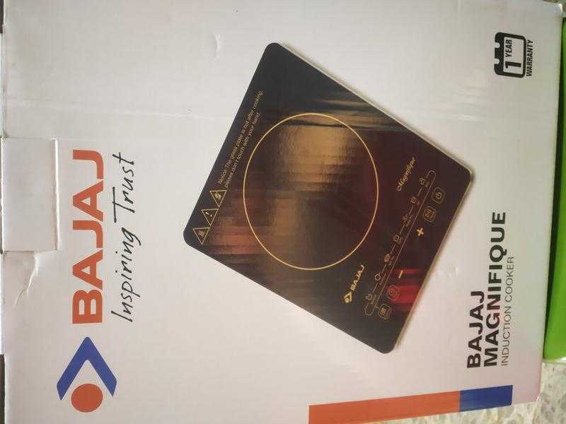 Bajaj touch top screen induction cooker