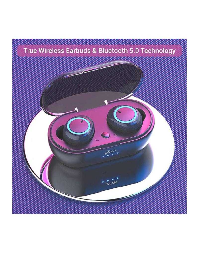 pTron Bassbuds in-Ear True Wireless Bluetooth Headphones (TWS