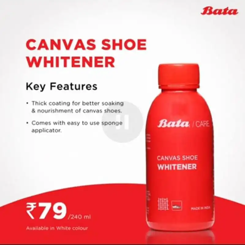 Bata 990-1739 shoe whitener Liquid Shoe Polish (240ml, Pack of 6, N/A)