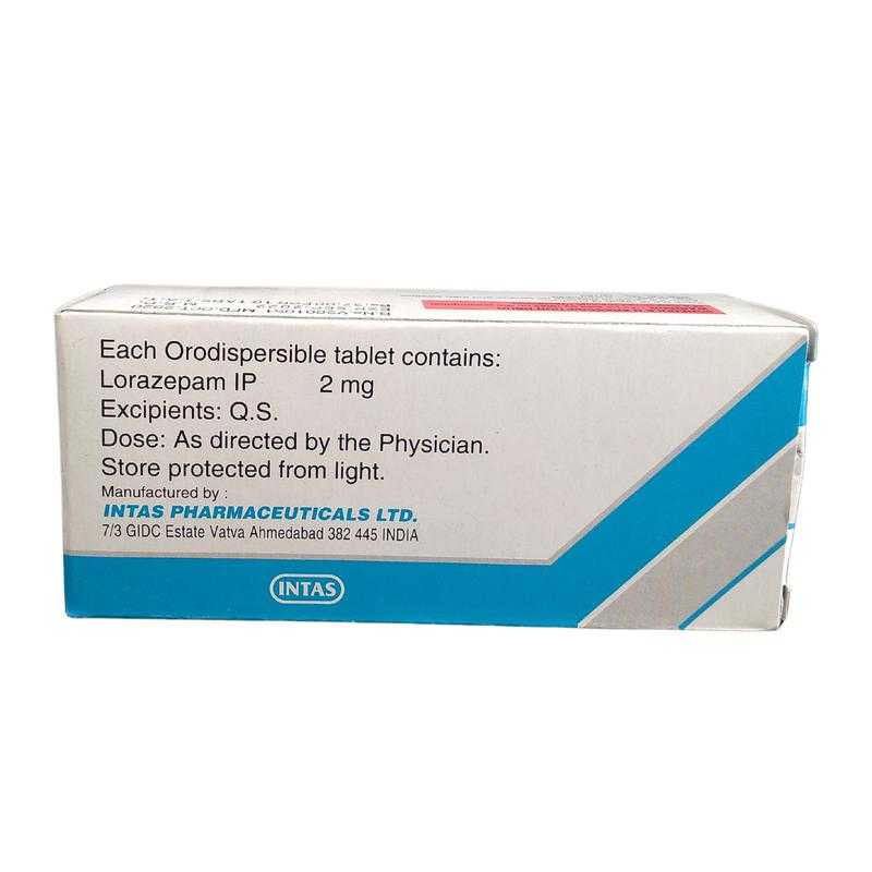 Lorazepam Tablets Ip 2mg Price
