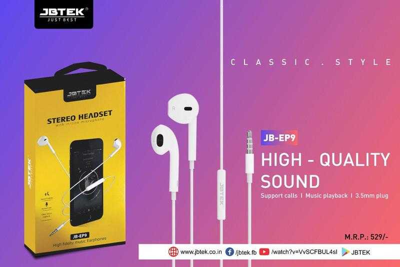 Jbtek earphone best sale price