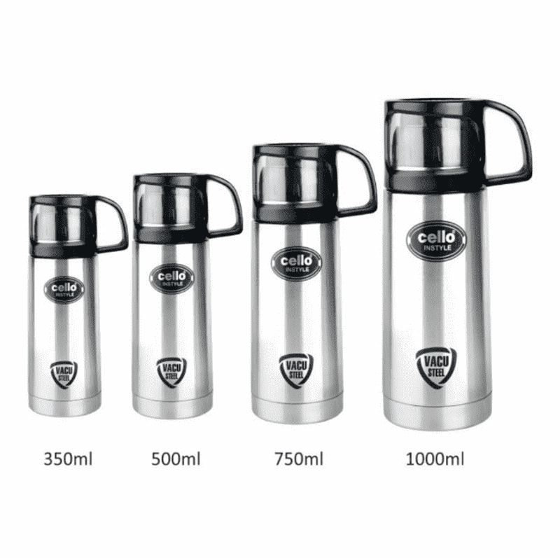 Cello thermosteel shop flask 350ml