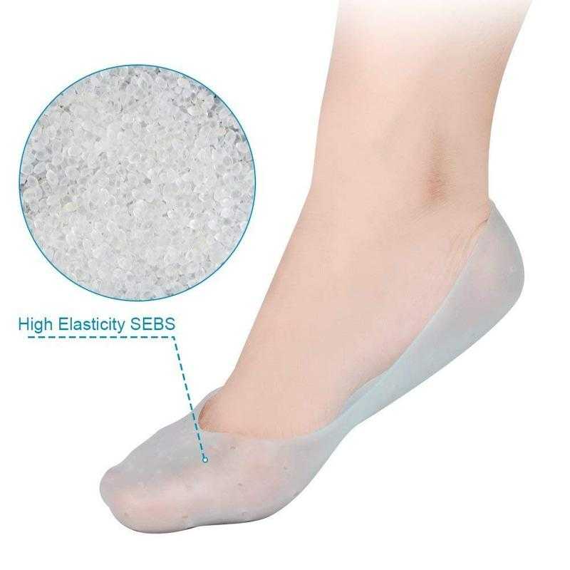 Silicone Gel Moisturizing Socks Pair, Anti Crack Full Length Silicone Foot  Protector Moisturizer Softsocks For Foots Care & Heel Cracks Pain Relief  Crack Prevention Moisturize Dead Skin Removal Foot-care Sock