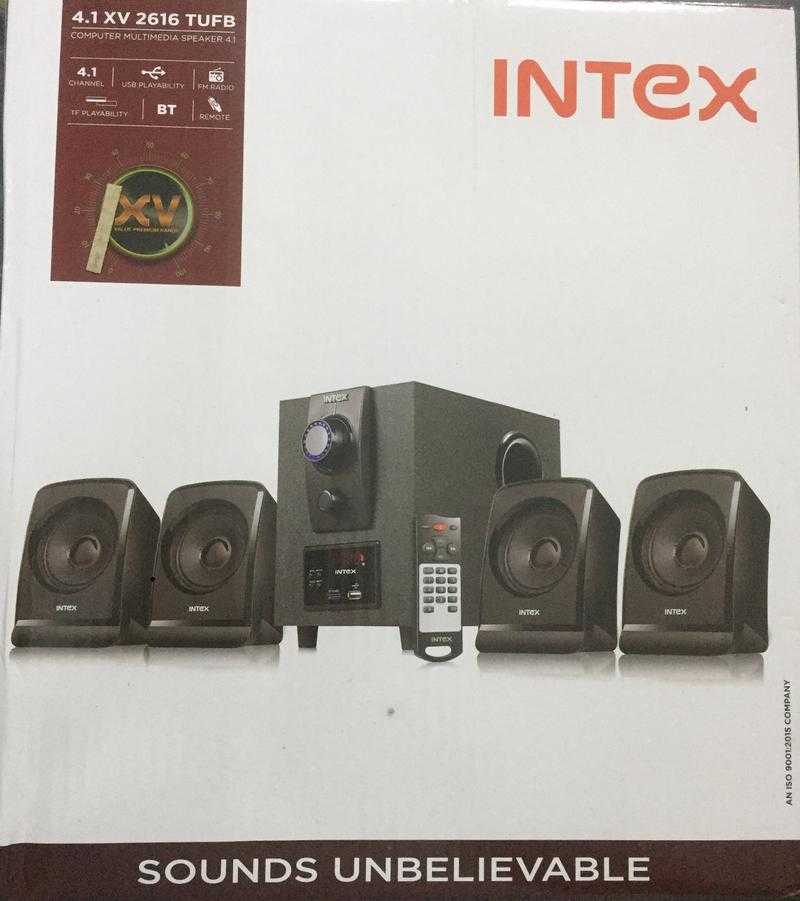 Intex IT 4.1 XV 2616 TUFB 55 W Black 4.1 Channel Wired Home