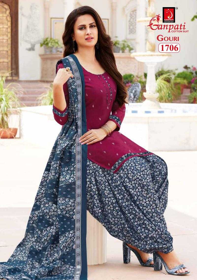 Ganpati cotton deals dress material