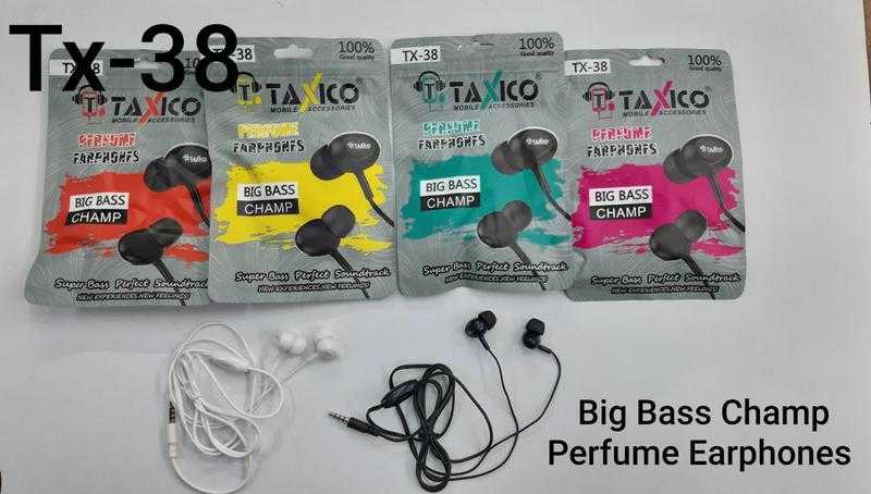 Taxico TX 38 Wired In the Ear With mic Yes Multi Set Of 20