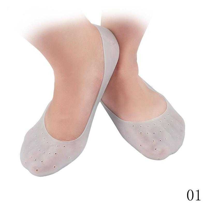 Silicone Gel Moisturizing Socks Pair, Anti Crack Full Length Silicone Foot  Protector Moisturizer Softsocks For Foots Care & Heel Cracks Pain Relief  Crack Prevention Moisturize Dead Skin Removal Foot-care Sock