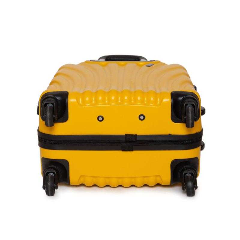 Americano Hard Body Suitcase and Trolley Bag Set of 1 Yellow