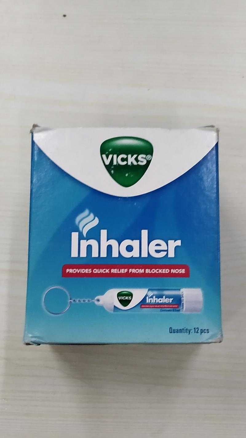 Vicks Inhaler Mrp=50/- (12 pcs in a Box)