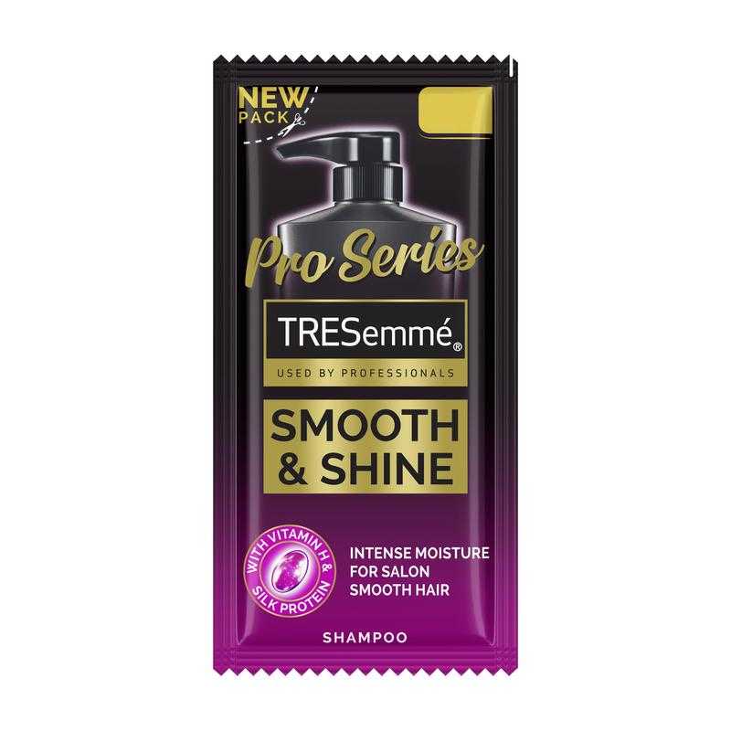 Tresemme smooth and online shine shampoo