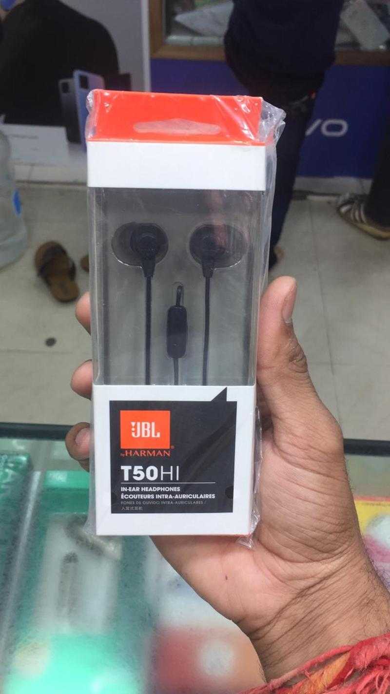 Jbl T50HI Wired In the Ear With mic Yes Black Udaan B2B