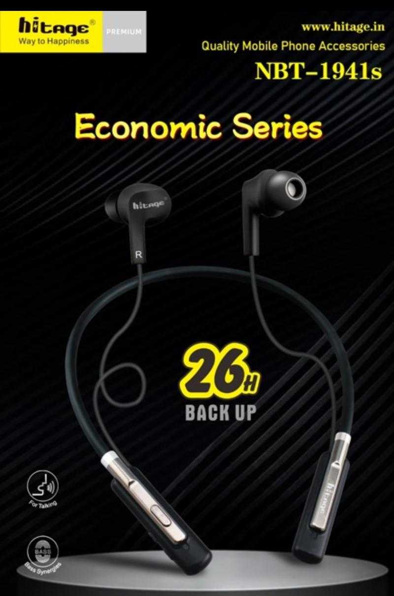 Hitage bluetooth earphones nbt 1941 new arrivals