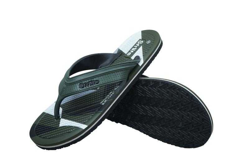 SFR SK PRIME 14 OLIVE BLACK HAWAI SLIPPERS Pvc Casual Wear