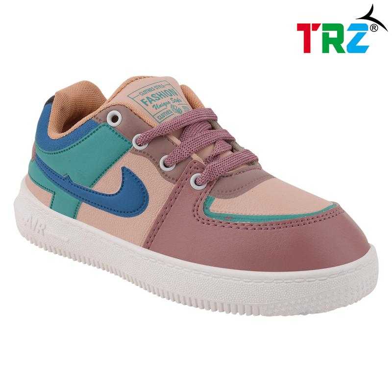TRZ JORDAN 1 ONION PINK Rexine Casual Wear Running Shoes Pink 11