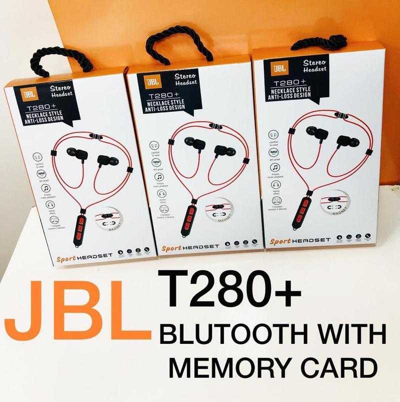 Jbl bluetooth earphones with memory card slot deals
