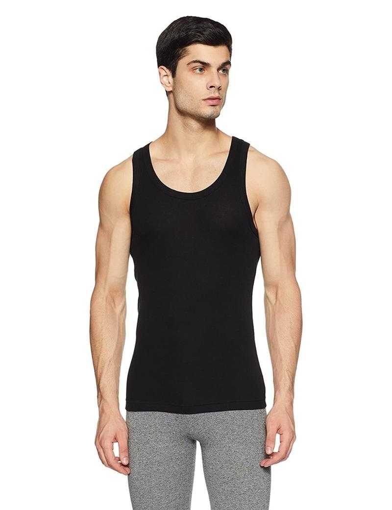 Pack of 6 Round-Neck Sleeveless Vest